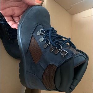 Kids size 13 high timberland field boots